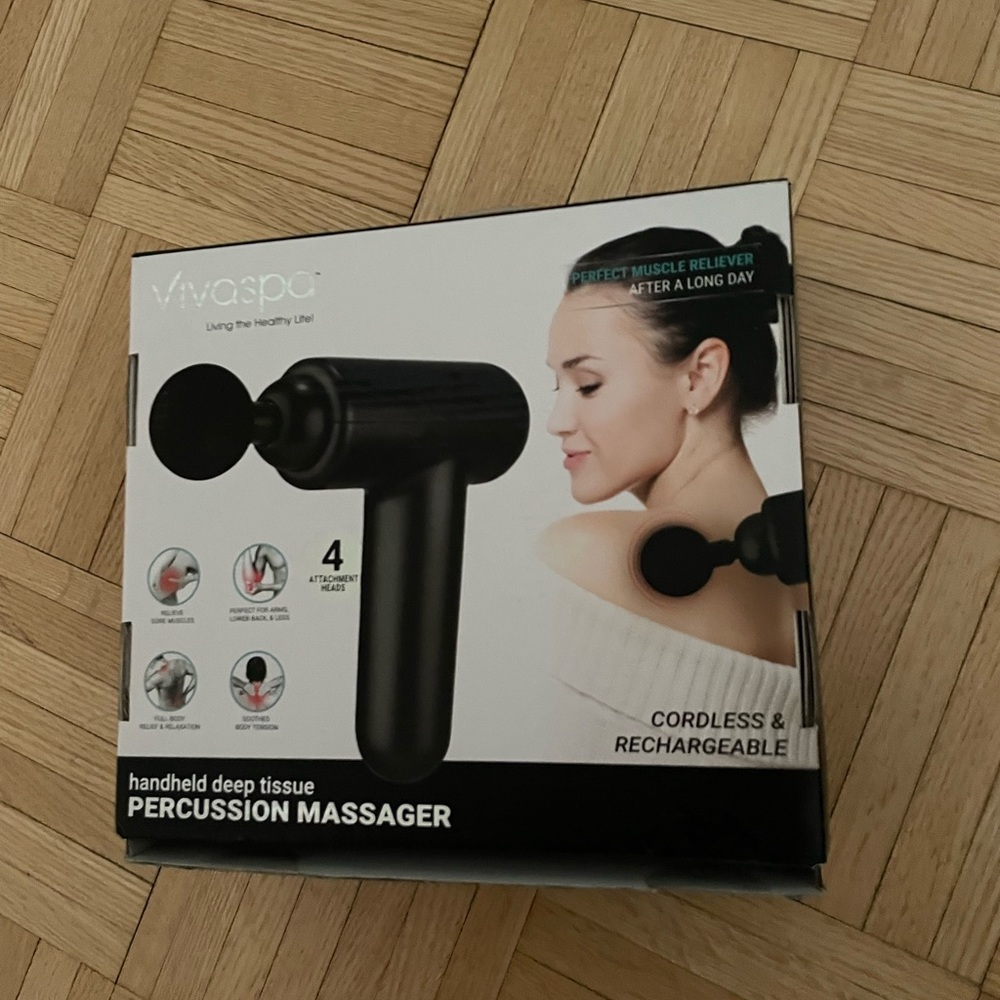 Vivaspa Black Percussion Massager
